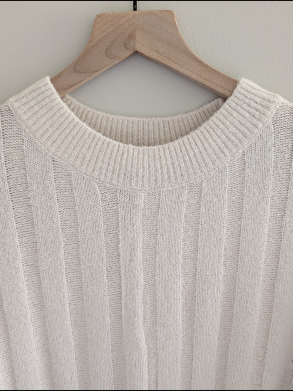 H&M Light Beige Rib Knit Maxi Sweater Dress - Picture 2 of 5